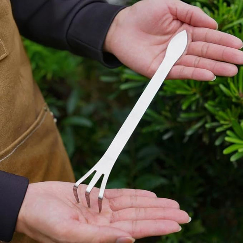 Bonsai Garden Rake - Raspador de raízes de aço inoxidável,