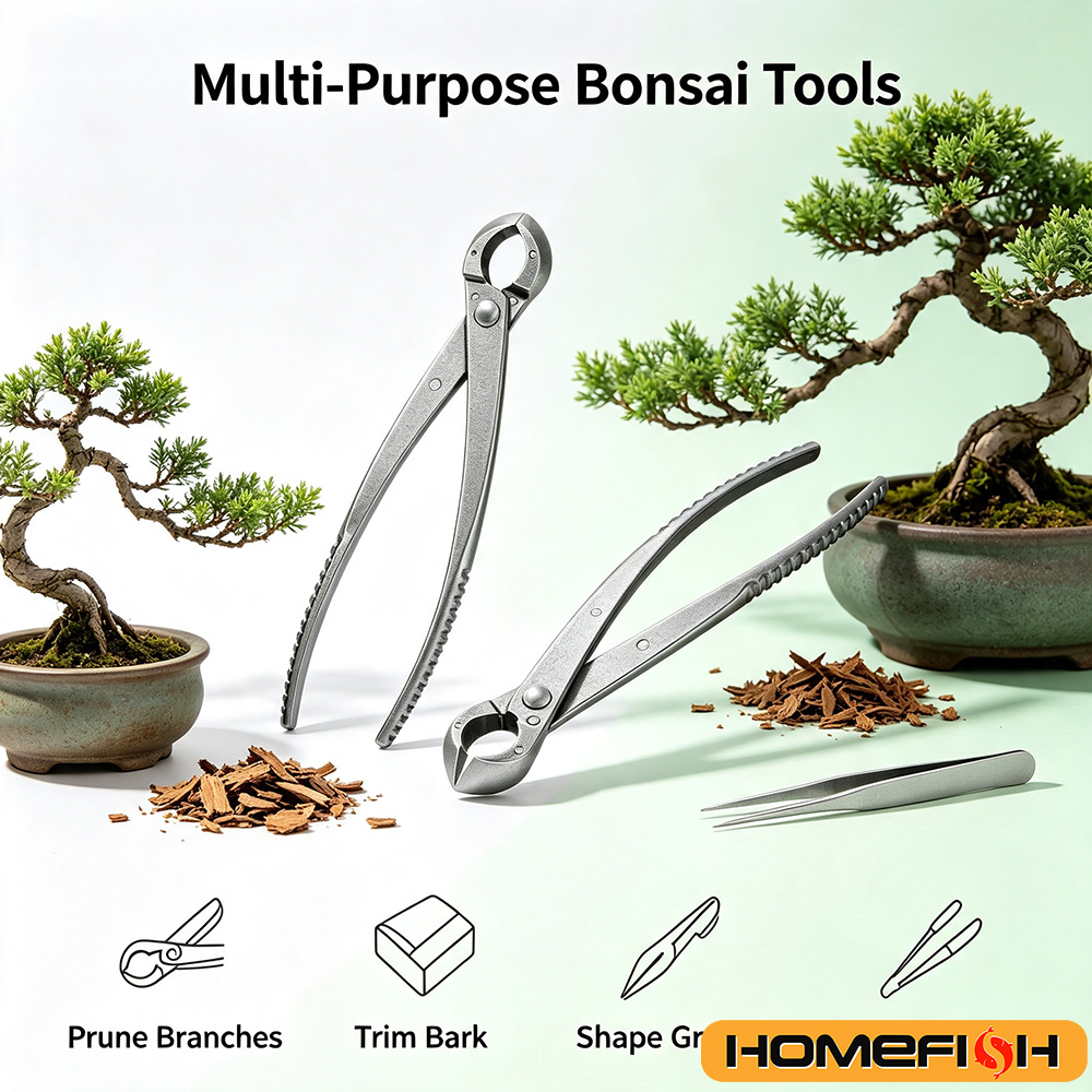 Bonsai Garden Rake - Tesouras de aço inoxidável para galhos