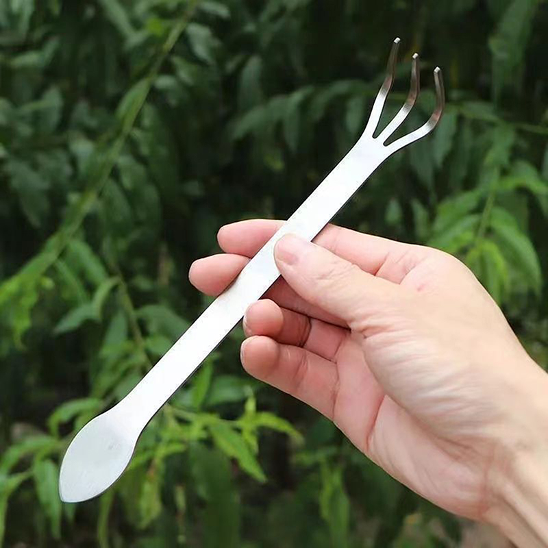 Bonsai Garden Rake - Rake raiz de aço inoxidável para