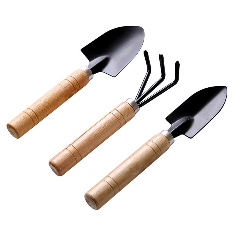 3 pçs mini pá de jardim ancinh - Bonsai Garden Rake avaliação e preço