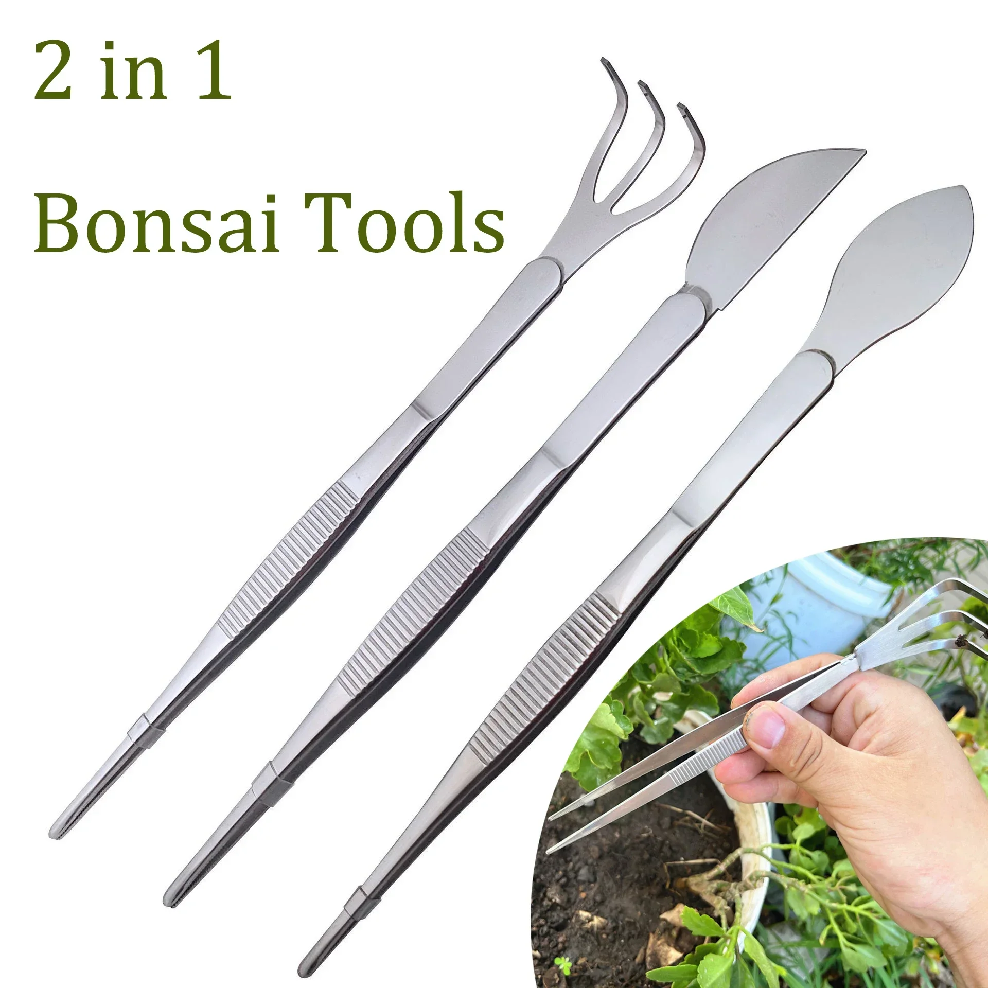 Ancinho de raiz de aço inoxidá - Bonsai Garden Rake avaliação e preço